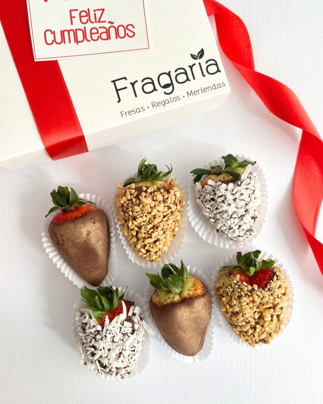 FRESAS CON CHOCOLATE X6
